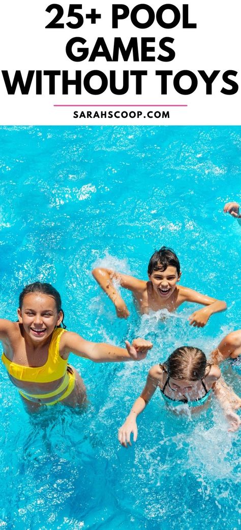 Experience the ultimate fun with these epic swimming pool games for kids with no toys required! Swimming Pool Games For Kids, Swimming Games For Kids, Pool Games Kids, Pool Games For Kids, Swimming Games, Swimming Pool Games, Pool Fun, Pe Games, Cool Swimming Pools