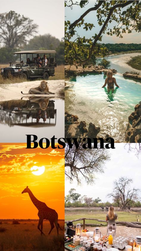 Botswana #botswana #aesthetic #nature Aesthetic Nature, Botswana, The World, Animals, Nature