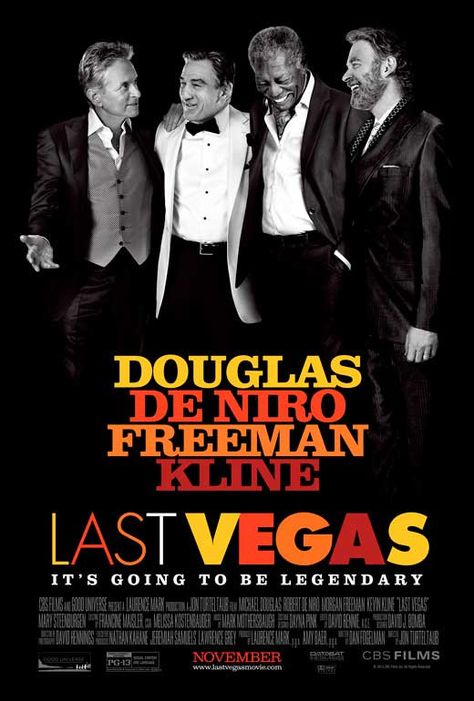 Last Vegas 27x40 Movie Poster (2013) Last Vegas, Kevin Kline, Movies 2014, I Love Cinema, Morgan Freeman, Jude Law, Movie Screen, About Time Movie, Love Movie