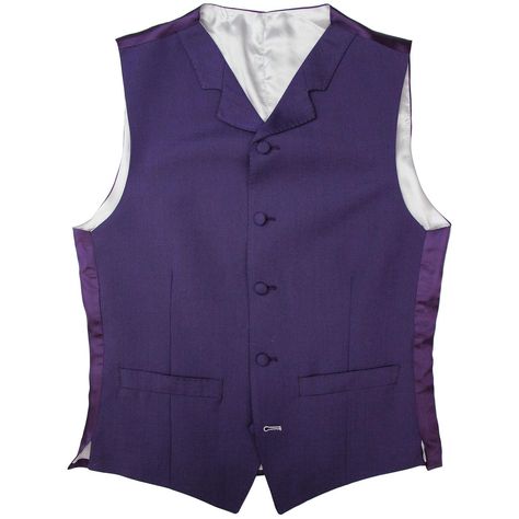 mens Purple waistcoat Purple Vest Men, Professor Plum, Purple Waistcoat, Purple Vest, Purple Vests, I'm Broke, Lavender Blue, Vest Outfits, Mens Vest