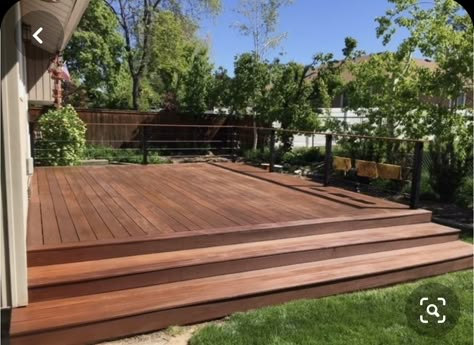 Deck Flooring Ideas, Low Profile Deck, Ipe Deck, Deck Finishes, Diy Garden Patio, Deck Flooring, Cedar Deck, Modern Deck, Hardwood Decking