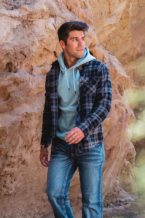 Stay warm, comfy, and stylish this season in our O’Neill Clothing Glacier Plaid Superfleece Flannel Shacket for Men in Black! The perfect on-the-go piece, this men’s flannel shirt features a fleece construction, black plaid print, and front snap design. Throw on over a basic tee and denim to complete the look! Features of O’Neill Clothing Glacier Plaid Superfleece Flannel Shacket for Men in Black FA1104203-BLK: O’Neill Clothing Style: FA1104203-BLK Color: Black 100% Polyester Men’s flannel shack Hoodie And Flannel Outfits, Flannel Over Hoodie, Jackets North Face, Flannel Ideas, Flannel Outfits Men, Flannel Shirt Outfit, Autumn Soft, Mens Outerwear Jacket, Flannel Shacket