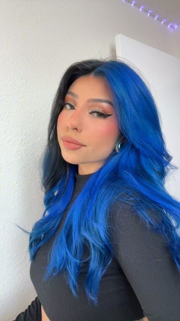 All Blue Hair, Atlantic Blue Hair, Electric Blue Hair, Dyed Hair Blue, Dark Blue Hair, Teal Hair, Turquoise Hair, Hair Color Chart, Hair 2024