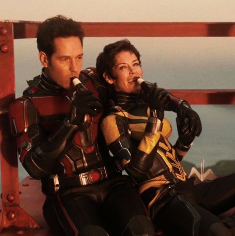 Scott Lang And Hope Van Dyne, Scott And Hope Antman, Marvel Stills, Ant Man Quantumania, Antman And The Wasp Quantumania, Mcu Couples, Marvel Duos, Marvel Script, 2023 Movies