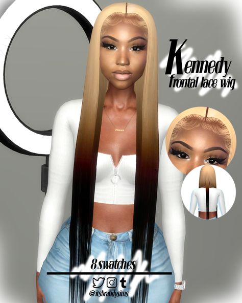 KENNEDY FRONTAL LACE WIG Afro Hair Sims 4 Cc, Sims 4 Cheats, Sims 4 Black Hair, Sims 4 Traits, Sims 4 Cas Mods, The Sims 4 Skin, Sims 4 Cc Kids Clothing, Free Sims 4, Sims 4 Children