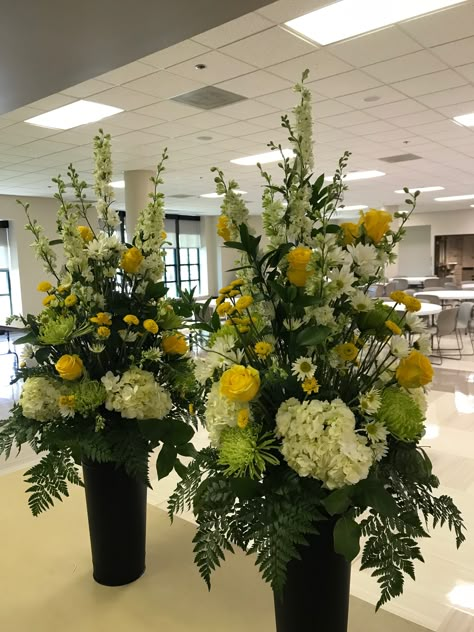 Ordination 2018 Altar Flowers Church, Event Flower Arrangements, Church Floral Arrangements, Tall Flower Arrangements, Tall Floral Arrangements, Contemporary Flower Arrangements, Modern Floral Arrangements, Tropical Floral Arrangements, Tropical Flower Arrangements