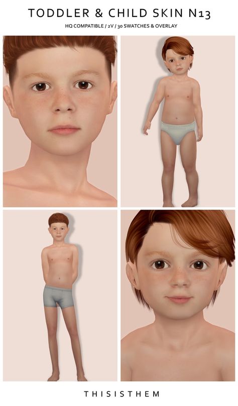 The Sims 4 Skin, Sims Packs, Sims 4 Children, Sims 4 Cc Skin, Sims 4 Toddler, Sims Hair, Sims 4 Cas, The Sims4, Sims Mods