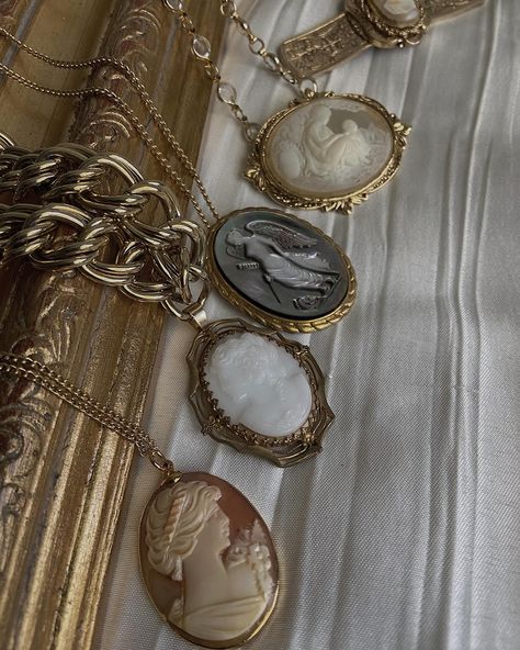 Beautiful vintage shell carved cameo necklaces from Anna collection are now available!! — This collection includes one of a kind pieces. Will not be restocked once gone. Comment “similar” + your favorite piece If you want to see more jewelry like this! www.vaiges.com #vintagejewelry #vintagecameo #jewelry #vintagenecklace #vintageaesthetic #cameojewelry #victorianjewelry Creepypasta Oc, Cameo Jewelry, Vintage Cameo, Gadgets And Gizmos, Cameo Necklace, Victorian Jewelry, Dream Jewelry, Classic Beauty, May 11