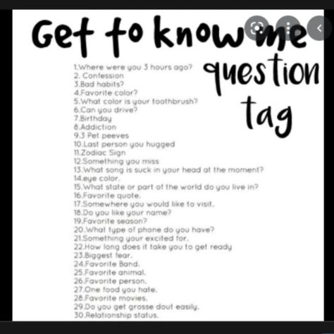 Get to know me! # pick a number and I will answer Get To Know Me Questions, Pick A Number, Pet Peeves, Biggest Fears, Get To Know Me, What Type, Getting To Know You, Getting To Know, Favorite Quotes