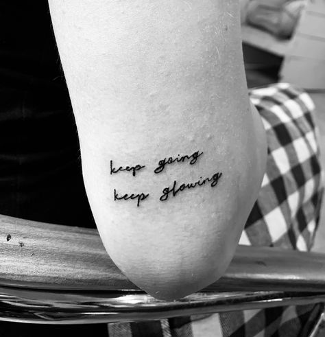 Allow Yourself To Grow Tattoo, Keep Going Keep Growing Tattoo, Keep Going Tattoo, Butterfly Tattoo, Tattoo Quotes, Tatting, Tattoos