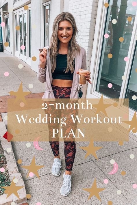 Audrey Madison Stowe is sharing her wedding workout plan for the next 2 months. From her goals, to her action plan, click here now to read about how she's g Bride Diet, Wedding Workout Plan, Wedding Diet Plan, Bridal Workout, Beachbody Workout, Bride Workout, Wedding Body, Wedding Diet, Wedding Workout