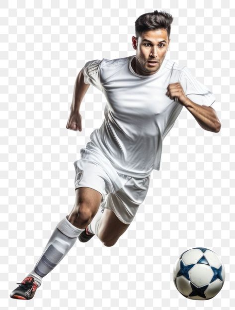 Soccer Ball Png, Soccer Poses, Player Football, Ball Png, Football Png, Soccer Guys, Soccer Goal, Soccer Player, Running Sports