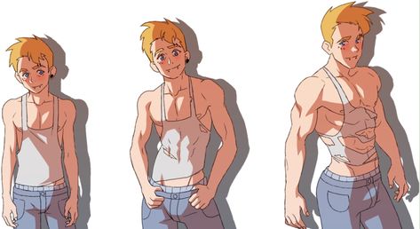 Age Progression, Anime Guys Shirtless, Character Design Male, Cute Celebrity Guys, Gay Art, Anime Couples Drawings, My Hero Academia Manga, Male Art, Boy Art