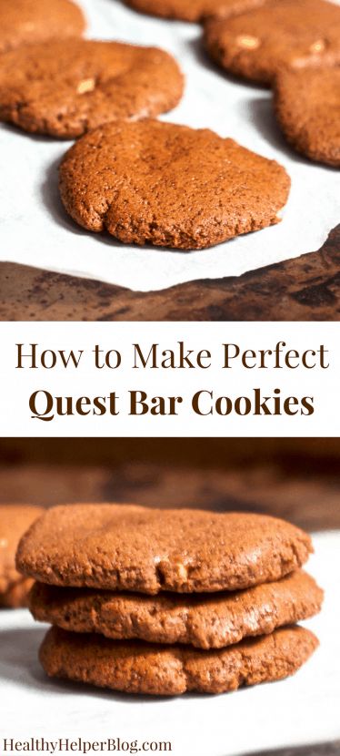 Homemade Quest Bars, Quest Bar Cookies, Quest Bar Recipe, Quest Recipes, Quest Protein Bars, Quest Bars, Quest Bar, Keto Holiday Recipes, Cookies Healthy