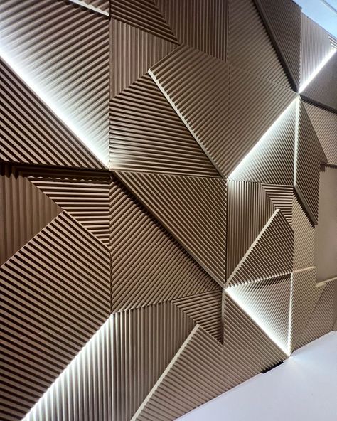 #ceilingart #ceilingsolutions  #ceilinglight #ceilingmounting Wall Cladding Designs, Wooden Wall Design, 3d Wallpaper Design, Mirror Interior Design, Gypsum Wall, Barbecue Design, Drawing Room Interior, Cladding Design, House Wall Design