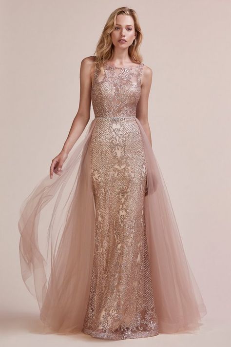 wedding dresses in rose gold  #rose #gold #wedding #ideas #decoration #bridal #dress Golden Rose Dress, Rose Gold Evening Gown, Rose Gold Formal Dress, Rose Gold Dresses, Rose Gold Gown, Rose Gold Wedding Dress, Wedding Dress Overskirt, Gold Wedding Gowns, Gold Formal Dress