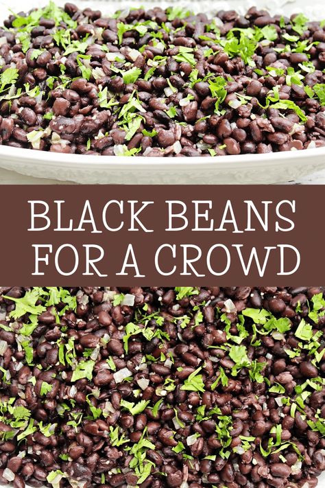 Black Beans For Tacos, Beans For A Crowd, Mexican Beans Recipe, Vegan Bean Recipes, Mexican Black Beans, Taco Rice, Vegetarian Mexican, Weekly Meal Prep, Black Bean Tacos