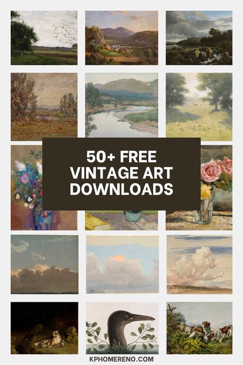 My Favorite Free Public Domain Art – KP HOME RENO Public Domain Modern Art, Art Prints To Frame, Small Art Prints Free Printable, Free Printable Artwork Gallery Walls, Best Public Domain Art, Free Classic Art Prints, Open Domain Art, 11x14 Printable Free Art, Free Large Printable Wall Art