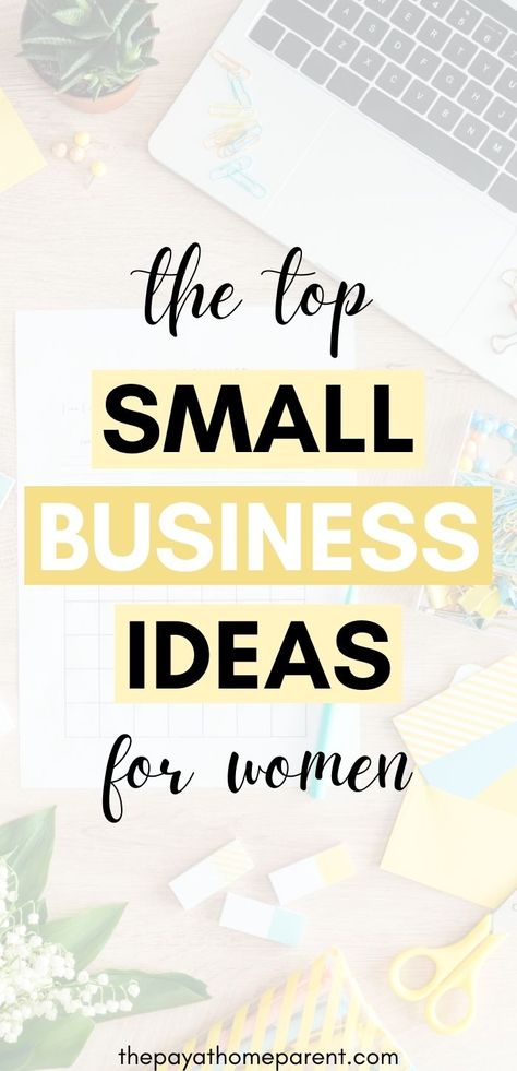 Check out these top small business ideas for women! These simple, easy, and profitable startup business ideas for women and moms are perfect for quitting your job to start your dream business. Just click through to check out this list of unique and creative small business ideas for women to start to make good money from home. - start an online business as an entrepreneur for women - Starting a business to make money working from home - become your own boss and startup your own business for women Creative Small Business Ideas, Top Small Business Ideas, Business For Women, Small Business Ideas For Women, Easy Small Business Ideas, Profitable Small Business Ideas, Business Ideas For Women Startups, Small Business From Home, Business Ideas For Women