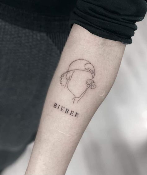 Justin Bieber Inspired Tattoos, Justin Bieber Tattoos Ideas, Jb Tattoo, Justin Beiber Tattoo, Bieber Tattoos, Laurel Tattoo, Justin Tattoo, 44 Tattoo, Justin Bieber Tour