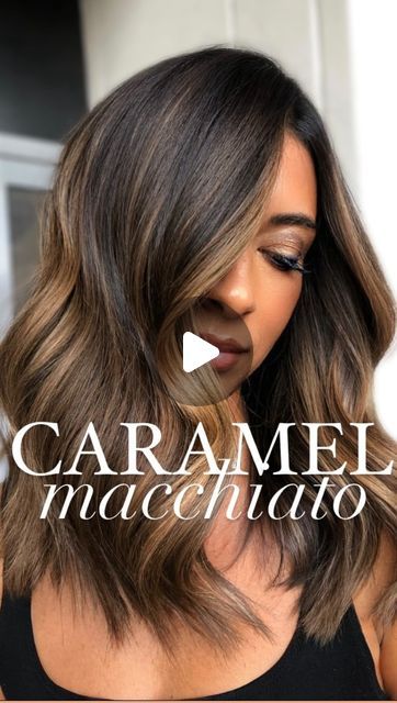 MARINA V SELLECCHIA on Instagram: "CARAMEL MACCHIATO ☕️  Save this formula + let me know if you try it 📍 Tag someone you think this color would look good on 💁🏻‍♀️  @trussprofessional  ➖melt 5.0 + 6.0 ➖tone 7.7+ 8.73 + 9.31  Use code TRUSSMARINA to save ⚡️  @behindthechair_com @thebtcteam #behindthechair #thebtcteam #btcreelquickie #hairreels #hairvideos #hairtutorial #haireducation #haircolorideas #modernsalon #americansalon #beautylaunchpad #bestofbalayage #mastersofbalayage #beautifulhair #trendinghair #longhair #wavyhair  #brunette #brunettebalayage #brunettehair #cinnamonbalayage #brunettespecialist #warmbalayage #dimensionalbrunette #dimensionalcolor  #formulabreakdownpost #haircolorformula #btconeshot2024_colorvideo #trussprofessional #crazyfortruss" Caramel Balayage Formula, Caramel Macchiato Hair, Color Melt Brunette, Brunette Color Melt, Cinnamon Balayage, Warm Balayage, Dimensional Brunette, Color Melt, Hair Color Formulas