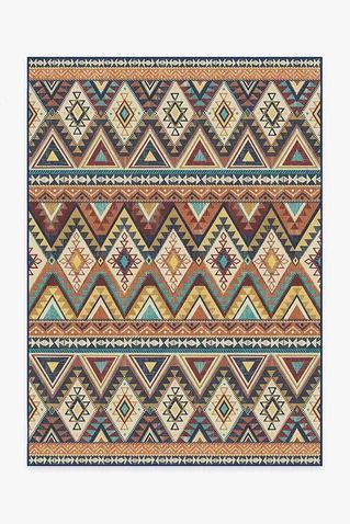 Pueblo Multicolor Rug Kilim Pattern Design, Tone Color Palette, Earth Tone Color Palette, Multicolor Rug, Ruggable Rug, Earth Tone Color, Kilim Pattern, Carpet Living Room, Earth Tone Colors