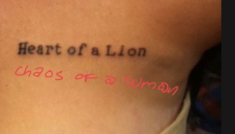 Heart Of A Lion Tattoo, Lion Heart Tattoo, Heart Of A Lion, Lion Tattoo, A Lion, Tattoo Stencils, Heart Tattoo, Tattoo Quotes, Tattoo Ideas