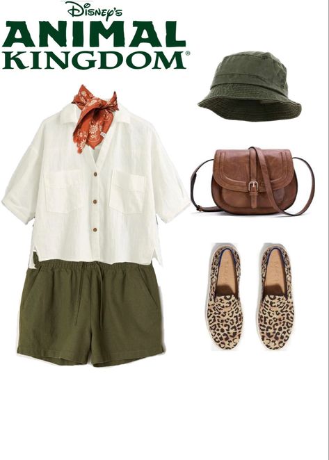 Disney Tee Outfits, Disneybound Outfits Animal Kingdom, Animal Kingdom Inspired Outfits, Disneyworld Animal Kingdom Outfits, Zoo Trip Outfit Women, Disneybound Animal Kingdom, Disney Outfits Women Animal Kingdom, Cute Animal Kingdom Outfit, Disney Bounding Animal Kingdom