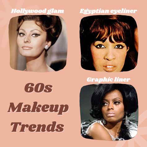 60s Eyeliner Tutorial, Midsummer Makeup, 1960 Makeup, 60s Makeup And Hair, 1960’s Makeup, 60s Nails, 1960's Makeup, 60’s Makeup, 1960s Makeup