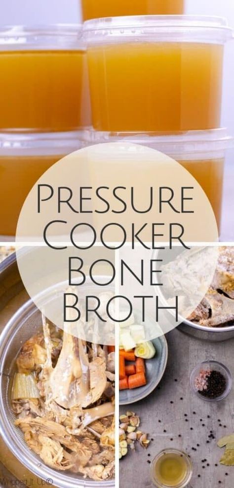 Farberware Pressure Cooker, Bone Broth Instant Pot, Chicken Bone Broth Recipe, Making Bone Broth, Soup Chili, Homemade Bone Broth, Best Pressure Cooker, Bone Broth Recipe, Using A Pressure Cooker