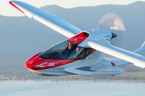 ICON A5 Light Sport Aircraft opens for pre-order, again Icon A5, Light Sport Aircraft, Aircraft Images, Sea Plane, Private Aircraft, Flying Vehicles, Air Transport, Private Plane, Flying Boat