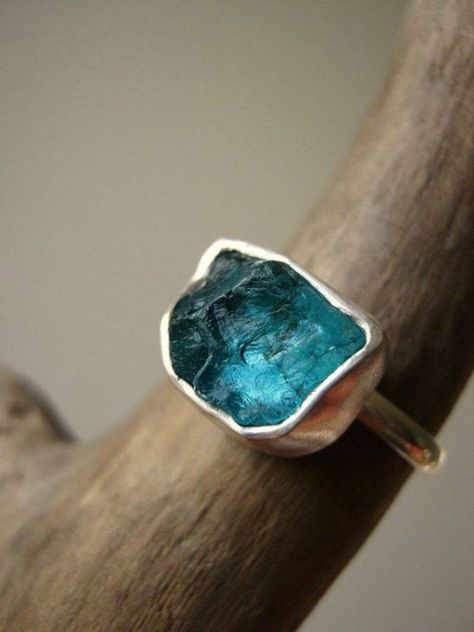 Sage Archetype, Copper Electroforming, Apatite Ring, Alternative Engagement Rings, Ring Sterling Silver, Blue Stone, Stone Ring, Bling Bling, Sterling Ring