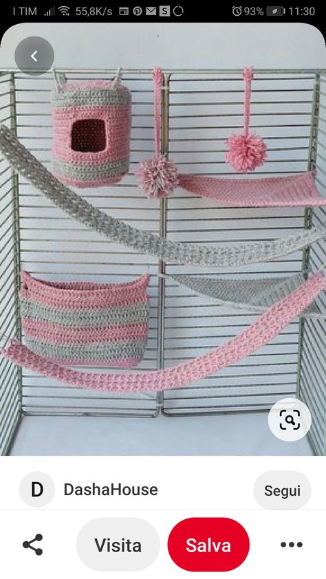 Rat Hammock Crochet Pattern, Diy Rat Enrichment, Crochet Pet Carrier, Diy Rat Toys, Pet Rat Cages, Sugar Glider Pet, Sugar Glider Bonding Pouch, Crochet Hammock, Rat Hammock