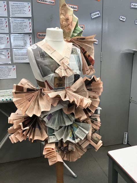 Textiles Student Aesthetic, Gcse Textiles Final Piece, Gcse Textiles Sketchbook, Textiles Final Piece, Paper Corset, A Level Textiles Sketchbook, Textiles Alevel, Textiles Gcse, History Of Literature