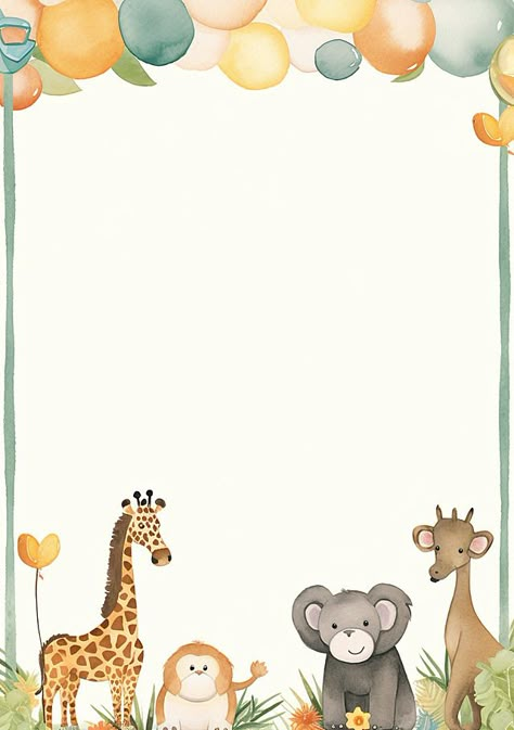 Birthday Party Poster Design, Poster Design Wallpaper, 1st Birthday Background, Poster Design Background, Party Poster Design, Birthday Party Poster, Cartoon Birthday Cake, Golden Birthday Parties, Safari Invitations