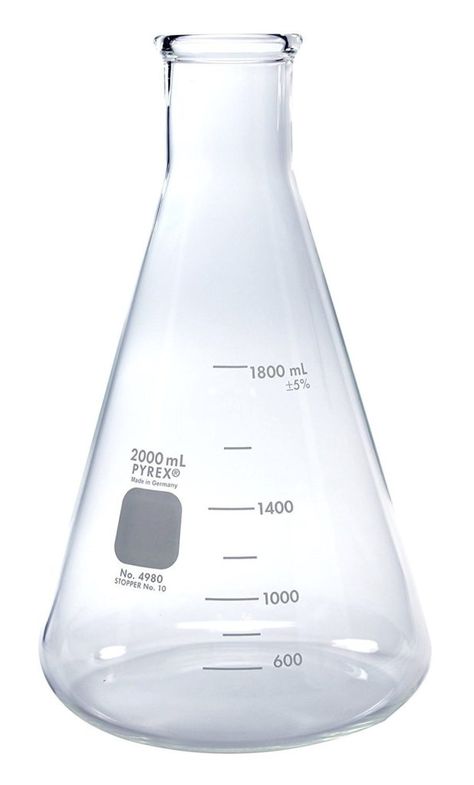 Chemistry Lab Equipment, Yeast Starter, Erlenmeyer Flask, Laboratory Equipment, Brewing Equipment, Laboratory Science, Pyrex Glass, Home Brewing, White Enamel