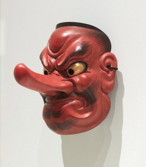 Kyōgen mask of a kappa, 2019 by Kitazawa Hideta :: | Art Gallery of NSW Japanese Mask Art, Hannya Maske Tattoo, Asian Mask, Tengu Mask, Oni Masks, Japan Mask, Hannya Maske, Mascara Oni, Chinese Mask