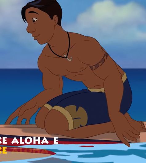 Lilo And Stitch 2002, Official Disney Princesses, Places Worth Visiting, Boys With Curly Hair, Cartoon Man, Disney Men, Disney Lilo, Animation Studio, Animated Characters