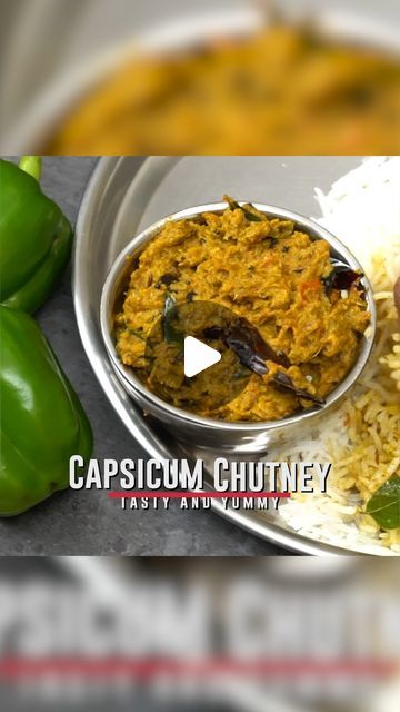 Capsicum Chutney, Tasty Vegetarian Recipes, Chutney Recipes, July 10, Home Recipes, Chutney, Vegetarian Recipes, On Instagram, Instagram