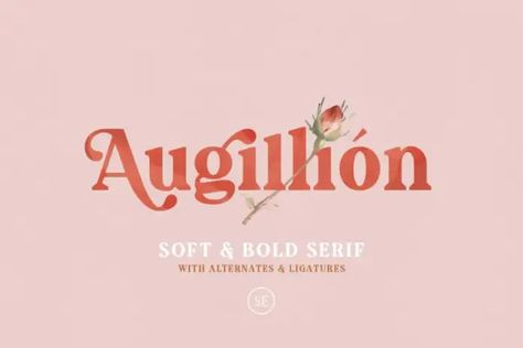 Augillion Serif Font - Download Free Font Bold Serif Fonts, Font Creator, Elegant Serif Fonts, Modern Serif Fonts, Multi Language, The Font, Fancy Fonts, Serif Typeface, Uppercase And Lowercase