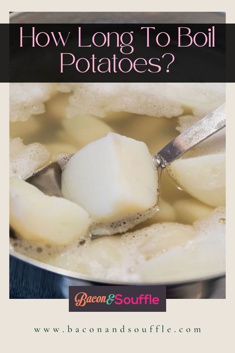 Pin image of boiling potatoes. Boiled Potatoes Recipe, Boiled Red Potatoes, Boil Potatoes, Yukon Potatoes, Types Of Potatoes, Yellow Potatoes, Fingerling Potatoes, Yukon Gold, Yukon Gold Potatoes