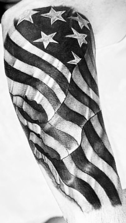 Flag Shoulder Tattoo Men, 1776 Flag Tattoo, Flag Arm Tattoo, We The People Tattoo Design, Flag Tattoo Stencil, American Flag Tattoo Stencil, Patriotic Tattoos Sleeve, Patriotic Sleeve Tattoos For Guys, Flag Reference