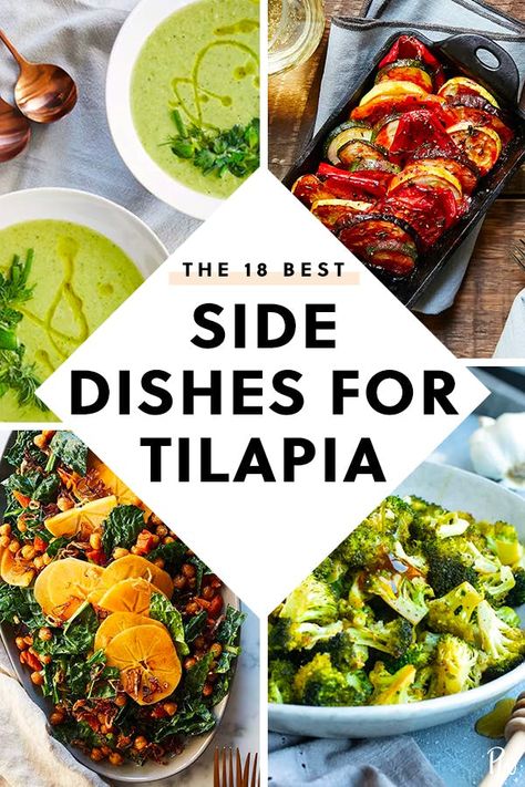 The 18 Best Side Dishes for Tilapia #purewow #fish #side dish #recipe #food Side Dishes For Tilapia, Tilapia Side Dishes, Tilapia Dishes, Tilapia Dinner, Breaded Tilapia, Baked Tilapia Recipes, Fish Sides, Side Dishes For Fish, Tilapia Fish Recipes