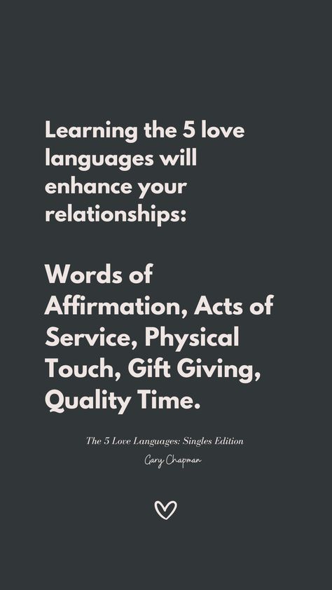 Gary Chapman Quotes, Love Languages Book, The Five Love Languages, Gary Chapman, Five Love Languages, 5 Love Languages, Physical Touch, Words Of Affirmation, Love Languages