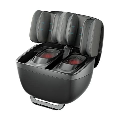 Snailax Calf Foot Massager with Heat,Compression Feet Leg Massager for Circulation,Plantar Fasciitis Relief,Shiatsu Kneading Vibration Feet Massager for Women,Men,Portable Foot Rest Bathtub Shower Combo, Calf Massage, Leg Massage, Professional Massage, Massage Machine, Foot Spa, Massagers, Foot Massage, Massage Chair