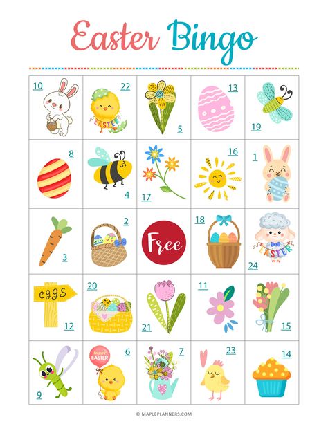 Easter Bingo Free Printable, Canada Activities, Animals Memory Game, Easter Bingo Cards, Easter For Kids, Easter Bingo, Printable Easter Activities, Bingo For Kids, Easter Activities For Kids