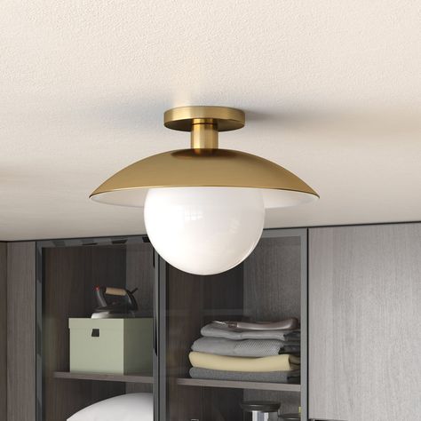 Small Light Fixtures, Retro Inspiration, Entryway Lighting, Ceiling Lights Living Room, Semi Flush Ceiling Lights, Kitchen Lighting Fixtures, Light Fixtures Flush Mount, Semi Flush Mount Lighting, White Milk Glass