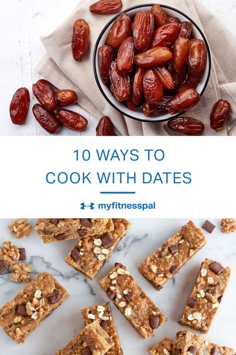 You can add dates to a variety of dishes — from smoothies, oatmeal and desserts to salads, sauces and braises. Low Calorie Date Recipes, Cooking With Dates, Desserts With Dates, Alkaline Snacks, Low Calorie Sweets, Homemade Caramel Popcorn, Popcorn Recipes Caramel, Date Recipes, Low Calorie Desserts