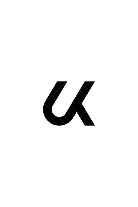 U Logo Design Letter, U Typography, K Monogram Logo, Uk Logo Design, U Logo Design, U Letter Logo, U Monogram, Letter U Logo, U Logo