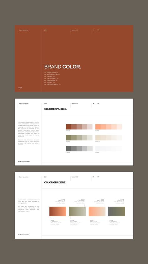 Branding Kit Template | Brand Guidelines | Branding Palette | Canva Template | Brand Book Content Layout Design, Branding Palette, Book Branding, Package Branding, Brand Guidelines Design, Guideline Template, Brand Guidelines Template, 포트폴리오 레이아웃, Business Fonts